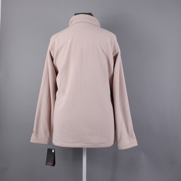 New Balance $79 Sz 3X Pink Silver Collared Pockets 100% Polyester Jacket - Picture 12 of 16